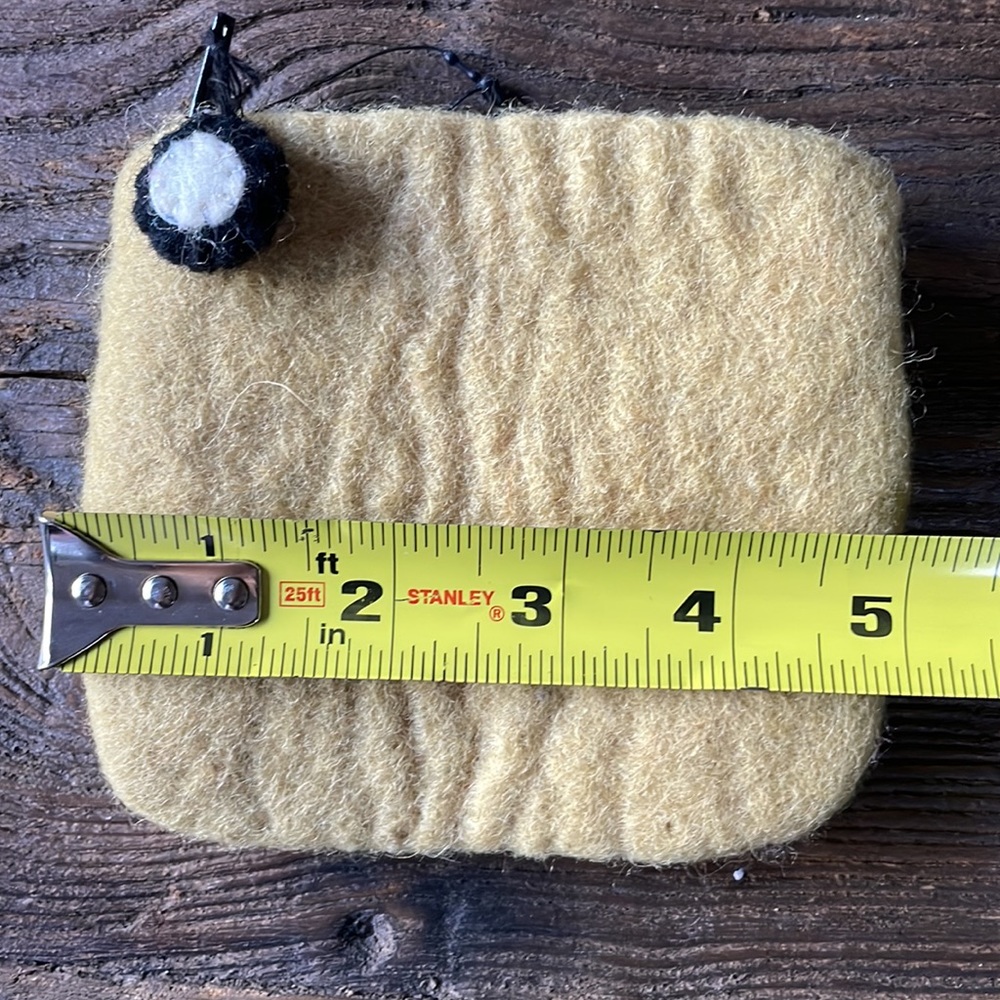 Wool felt fox coin purse NWOT‎ - Picture 4 of 5